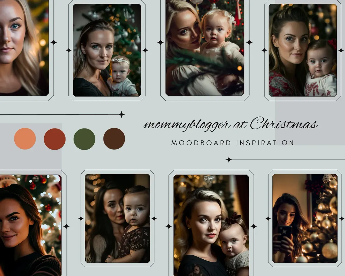 I had AI generate momfluencers at Christmas. It got weird!